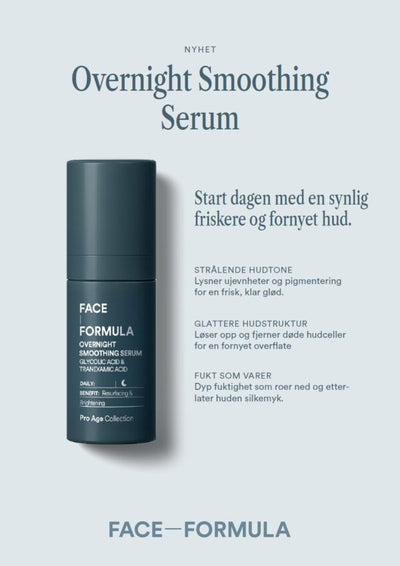 Face Formula Overnight Smoothing Serum